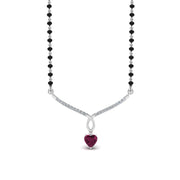 Heart-Pink-Sapphire-Drop-Mangalsutra